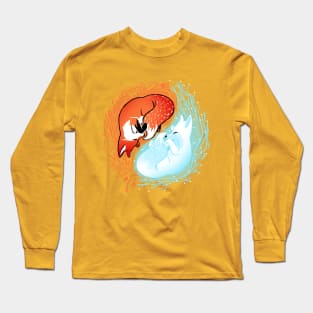 Autumn and winter fox Long Sleeve T-Shirt